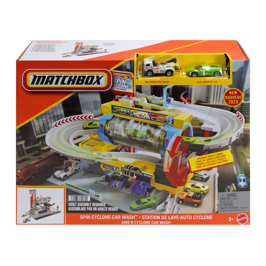 Matchbox Turbo Siklon Oto Yıkama Oyun Seti (2 Araçlı)