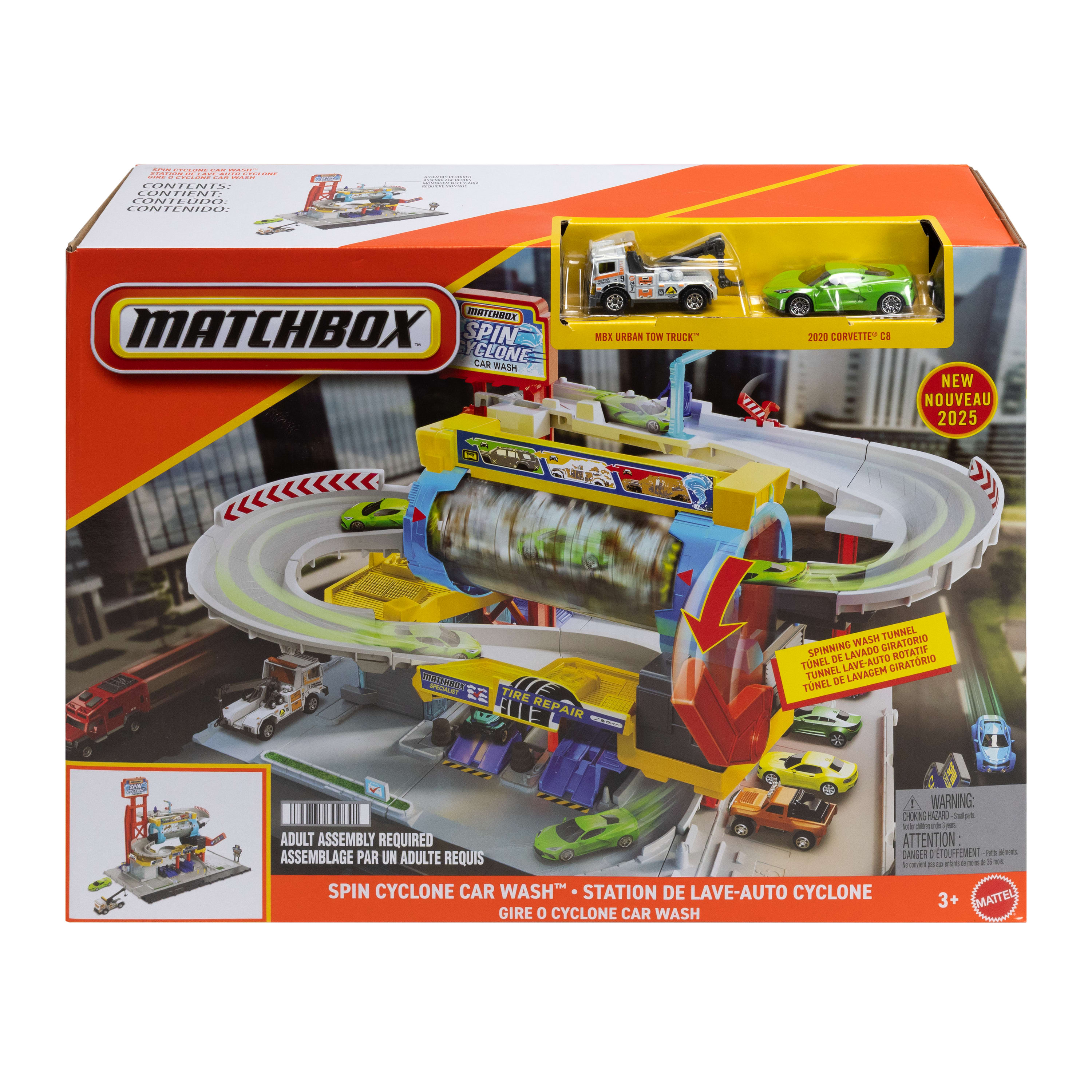 Matchbox Turbo Siklon Oto Yıkama Oyun Seti (2 Araçlı)