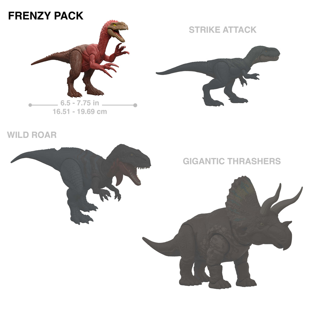 Jurassic World Tehlikeli Dinozor Paketi - Film Serisi, eklemleri bükülebilen figürler, fiziksel ve dijital oyunlar