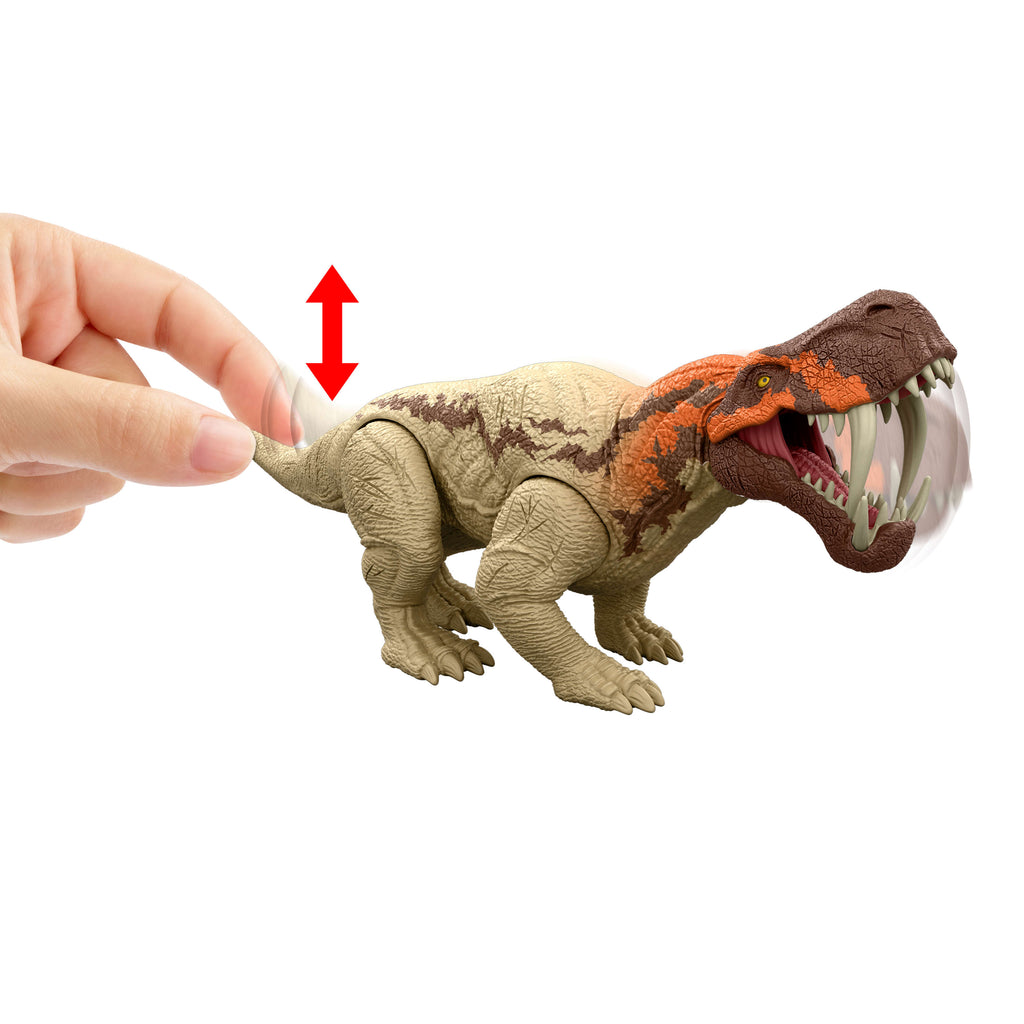 Jurassic World Hareketli Dinozor Figürleri - Film Serisi, tek hamleyle saldırma hareketine sahip oyuncak dinozor, eklemleri bükülebilen özgün tasarım