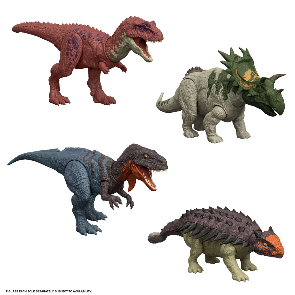 Jurassic World Kükreyen Dinozor Figürleri - Film Serisi, ısırma hareketi ve sesler