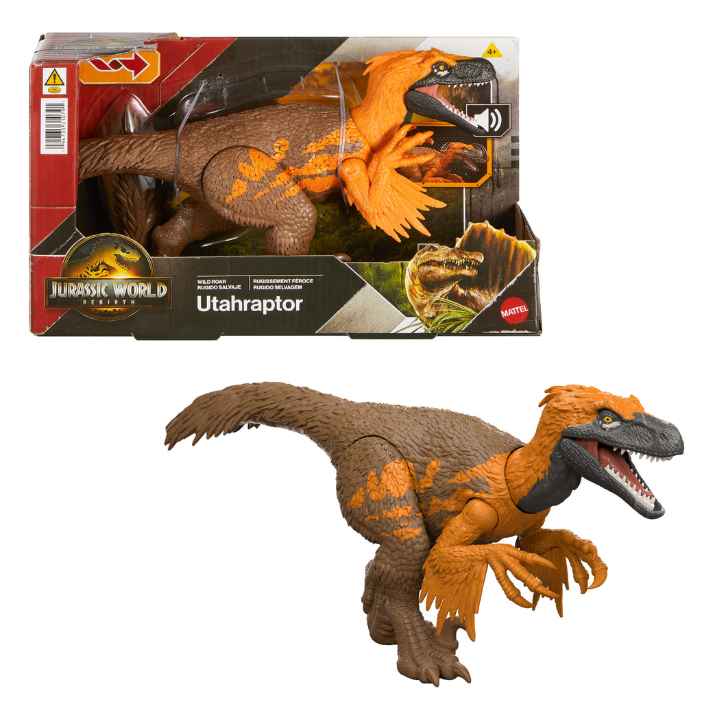 Jurassic World Kükreyen Dinozor Figürleri - Film Serisi, ısırma hareketi ve sesler