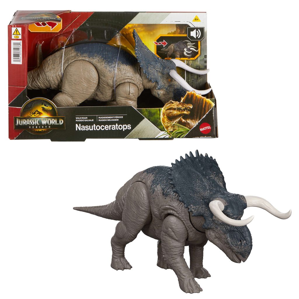 Jurassic World Kükreyen Dinozor Figürleri - Film Serisi, ısırma hareketi ve sesler