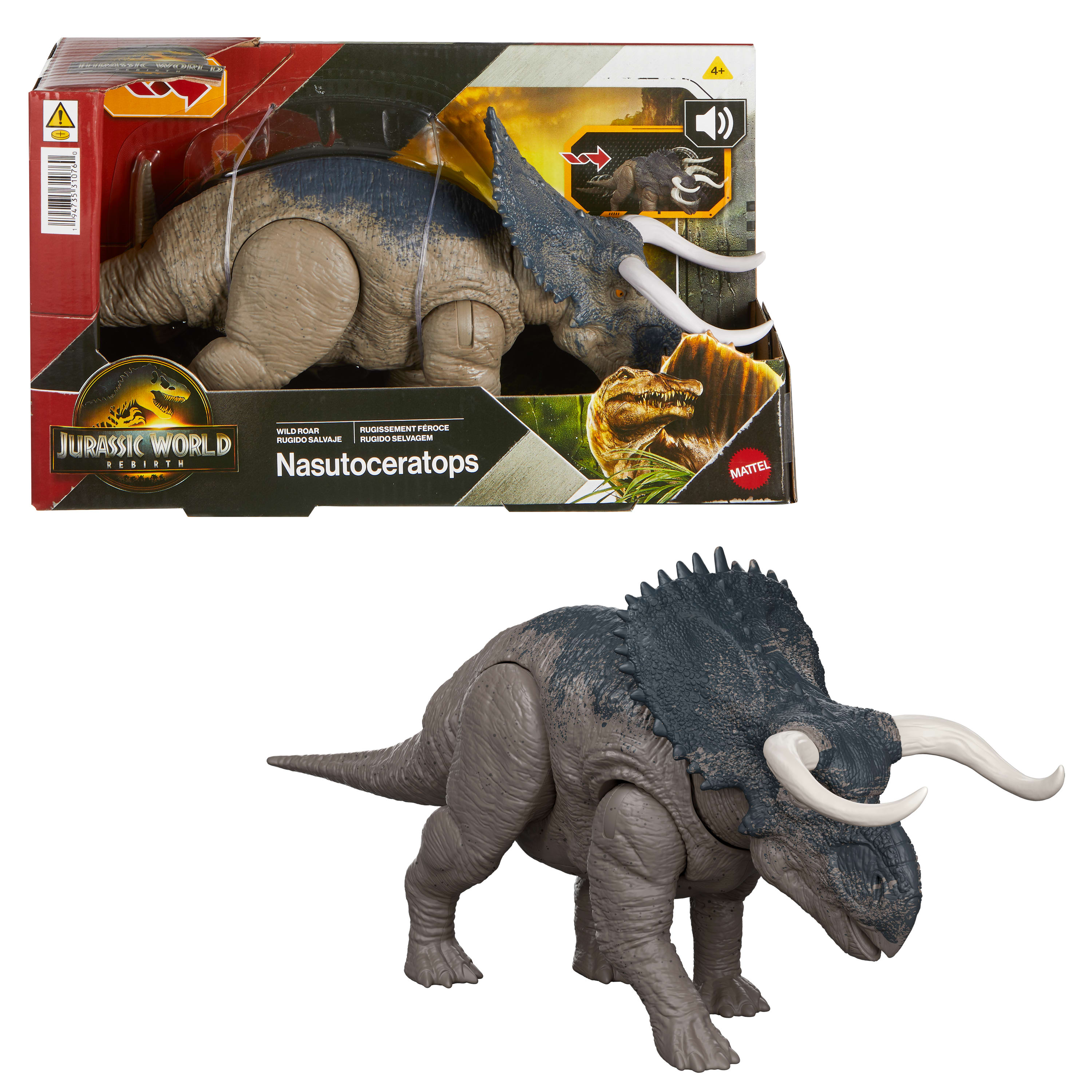 Jurassic World Kükreyen Dinozor Figürleri - Film Serisi, ısırma hareketi ve sesler