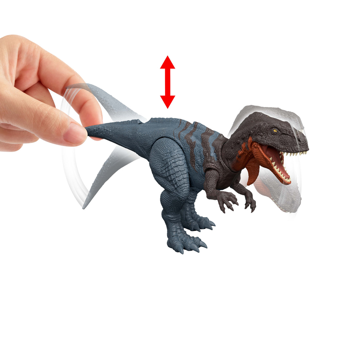 Jurassic World Kükreyen Dinozor Figürleri - Film Serisi, ısırma hareketi ve sesler