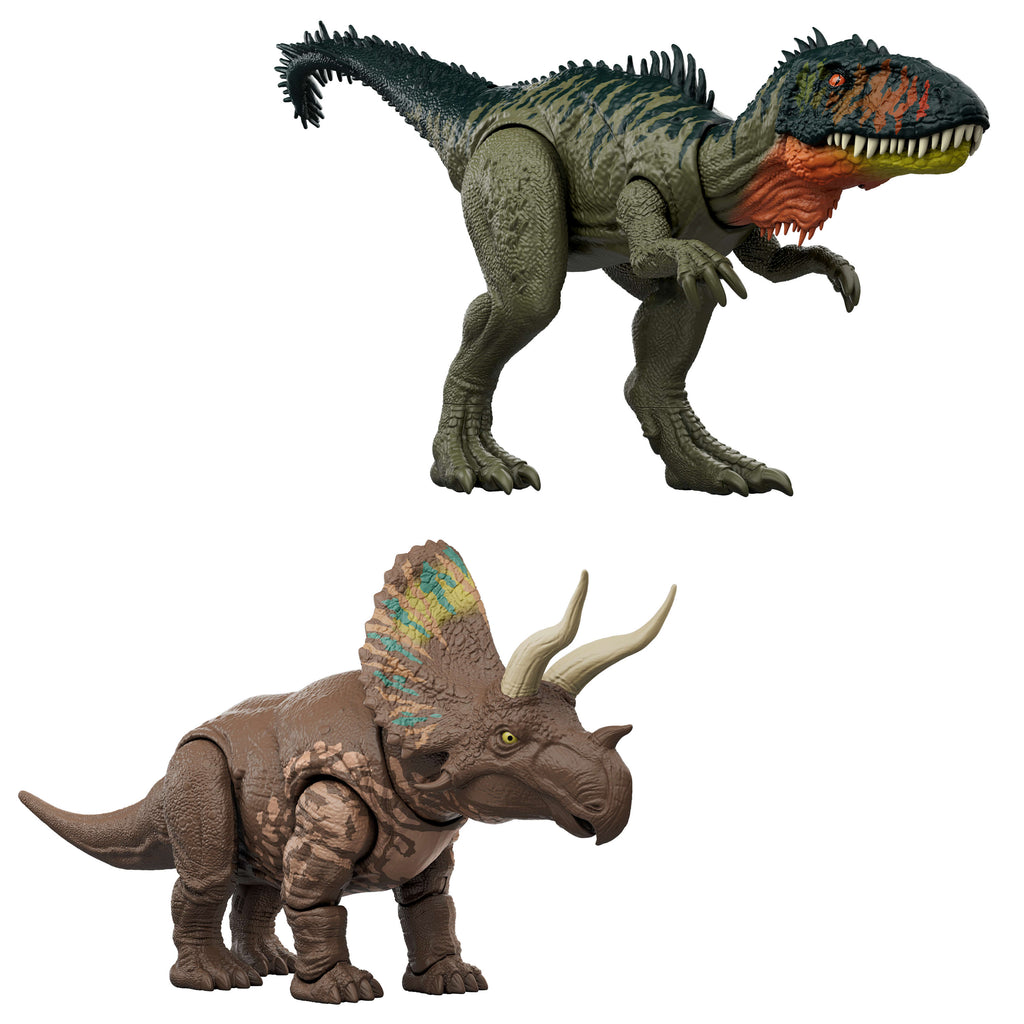 Jurassic World İz Sürücü Dinozor Figürleri - Film Serisi, kuyrukla tetiklenen hamleler