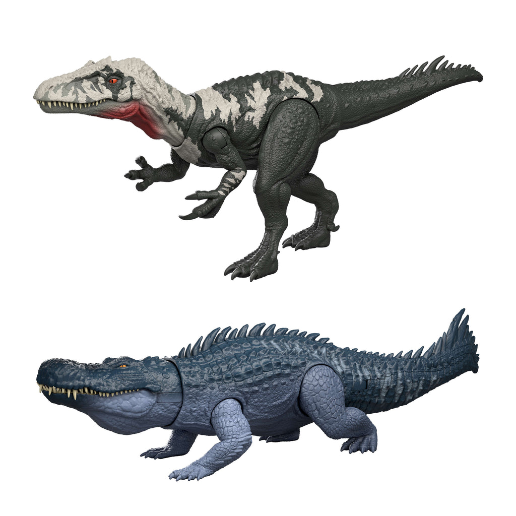 Jurassic World İz Sürücü Dinozor Figürleri - Film Serisi, kuyrukla tetiklenen hamleler