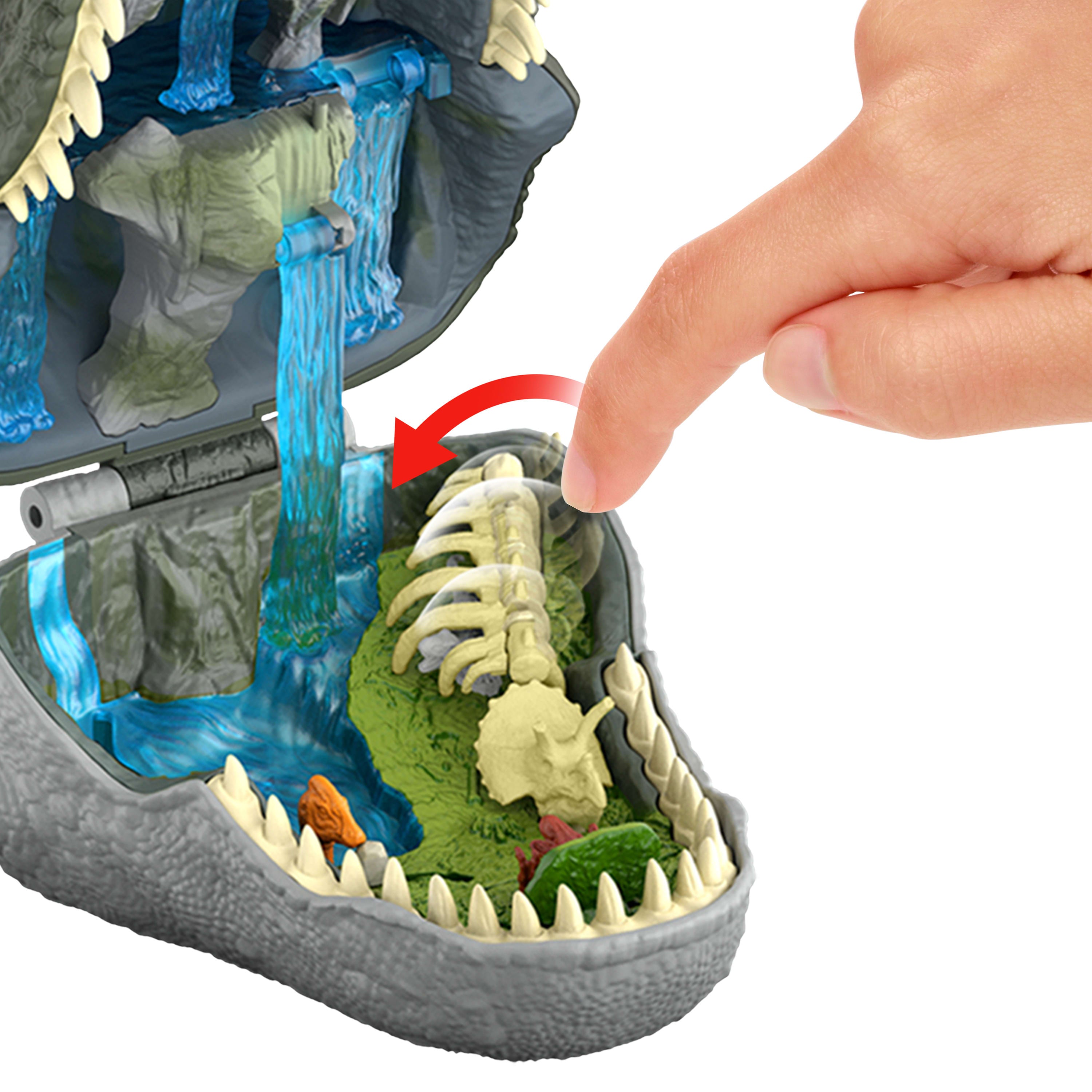 Jurassic World Mikro Oyun Setleri, 3 mini figür ve etkileşimli 4 özellik