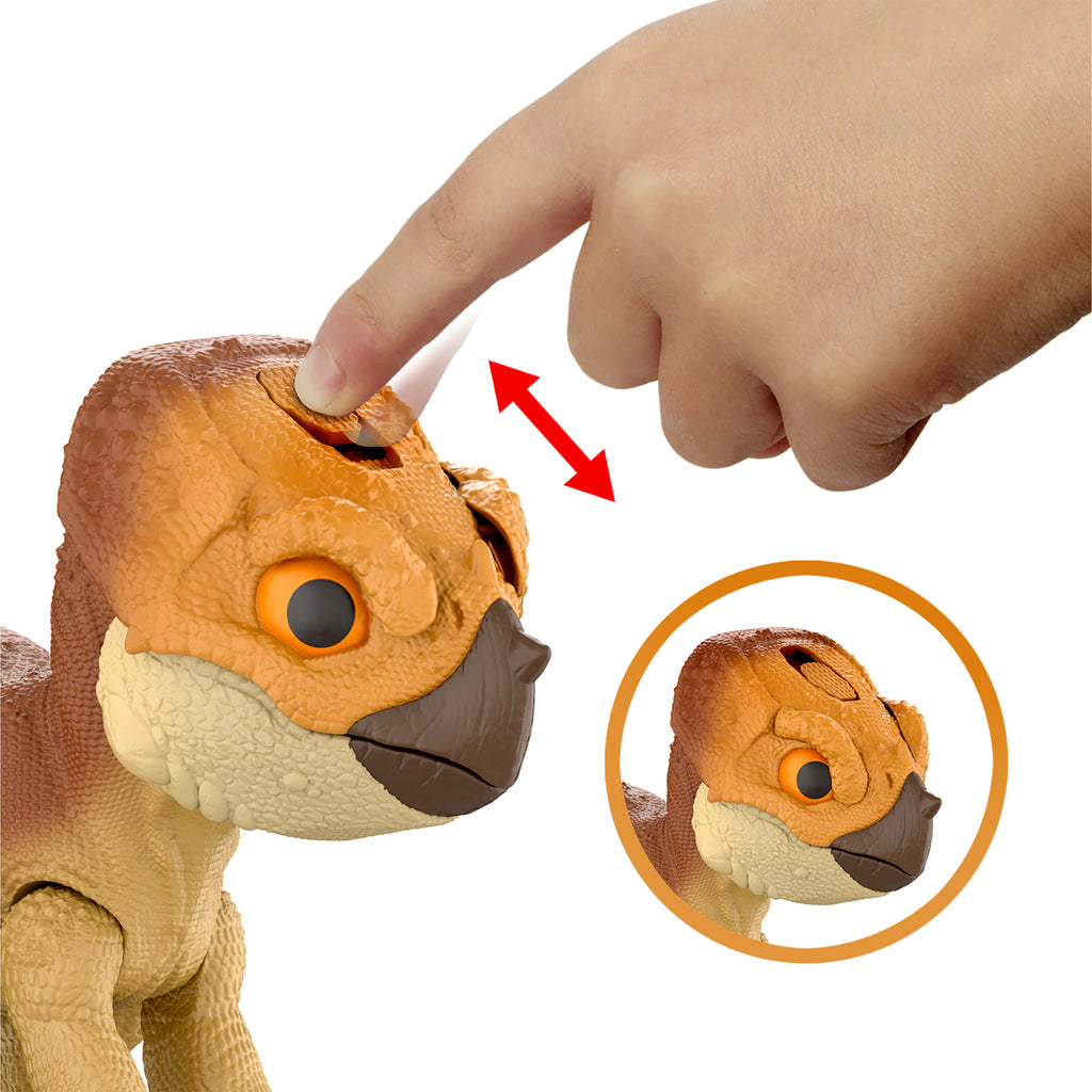 Jurassic World İnteraktif Aquilops Figürü, saldırı hareketleri ve sesler