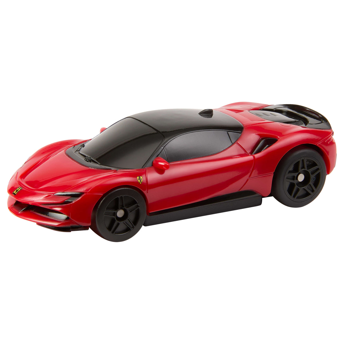 Pille çalışan uzaktan kumandalı ve 1:64 ölçekli Hot Wheels Ferrari SF90 Stradale Assetto Fiorano araba