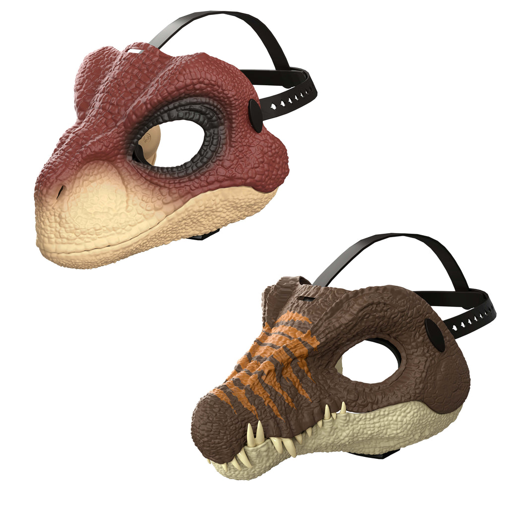 Filmden ilham alan ve taklit oyunlarına ilham veren Jurassic World Rebirth dinozor maskesi