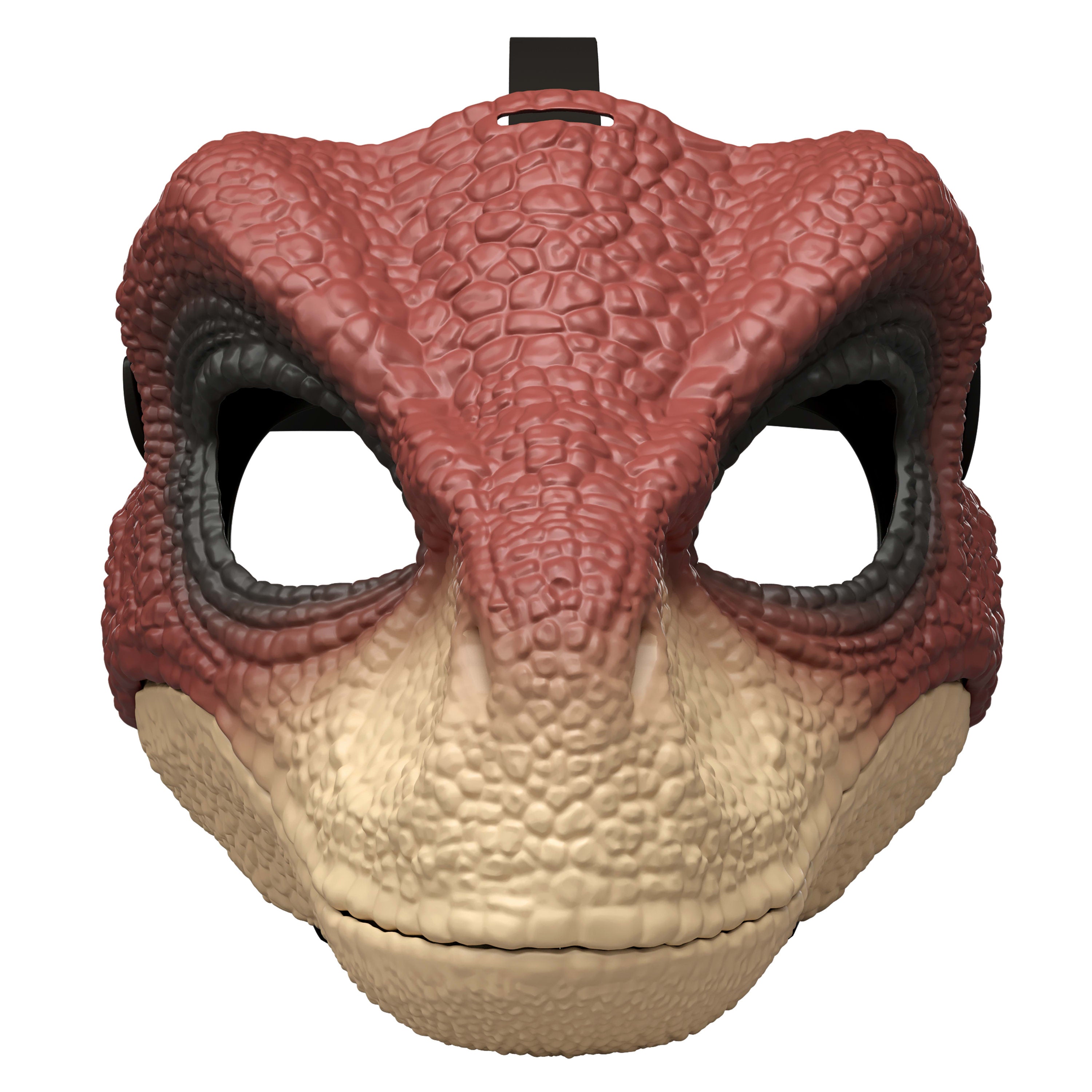 Filmden ilham alan ve taklit oyunlarına ilham veren Jurassic World Rebirth dinozor maskesi