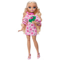 Barbie Dream Besties Festival Kombinleri seti, çıkarılabilir kıyafetleri ve aksesuarlarıyla Barbie "Malibu" bebek