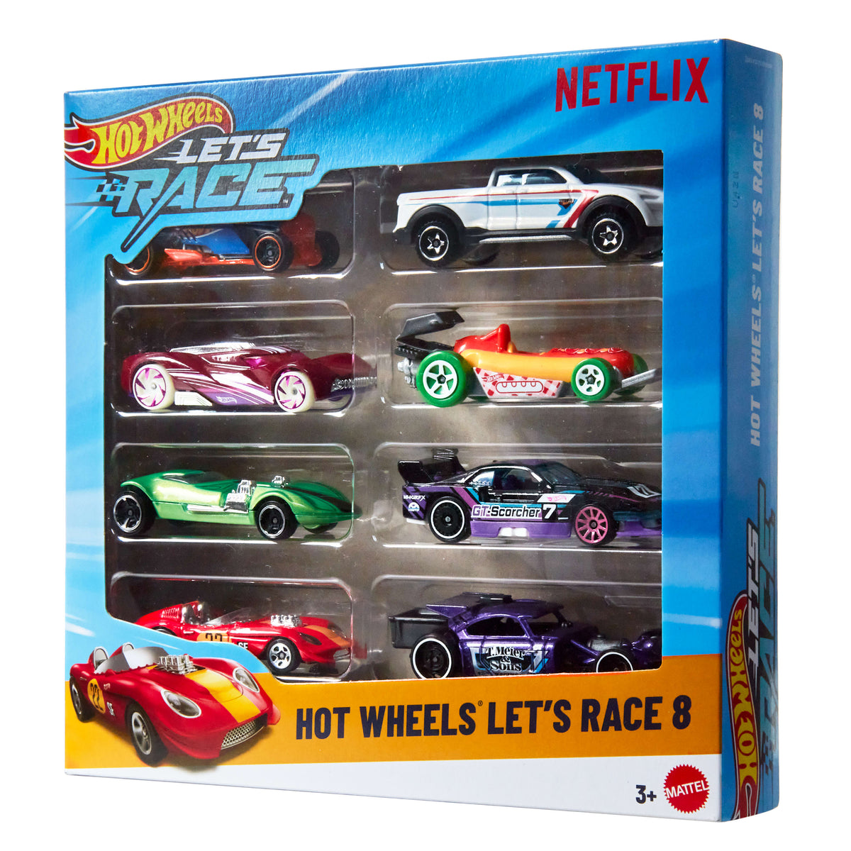 Hot Wheels Let's Race 8'li Araç Paketi (1:64)