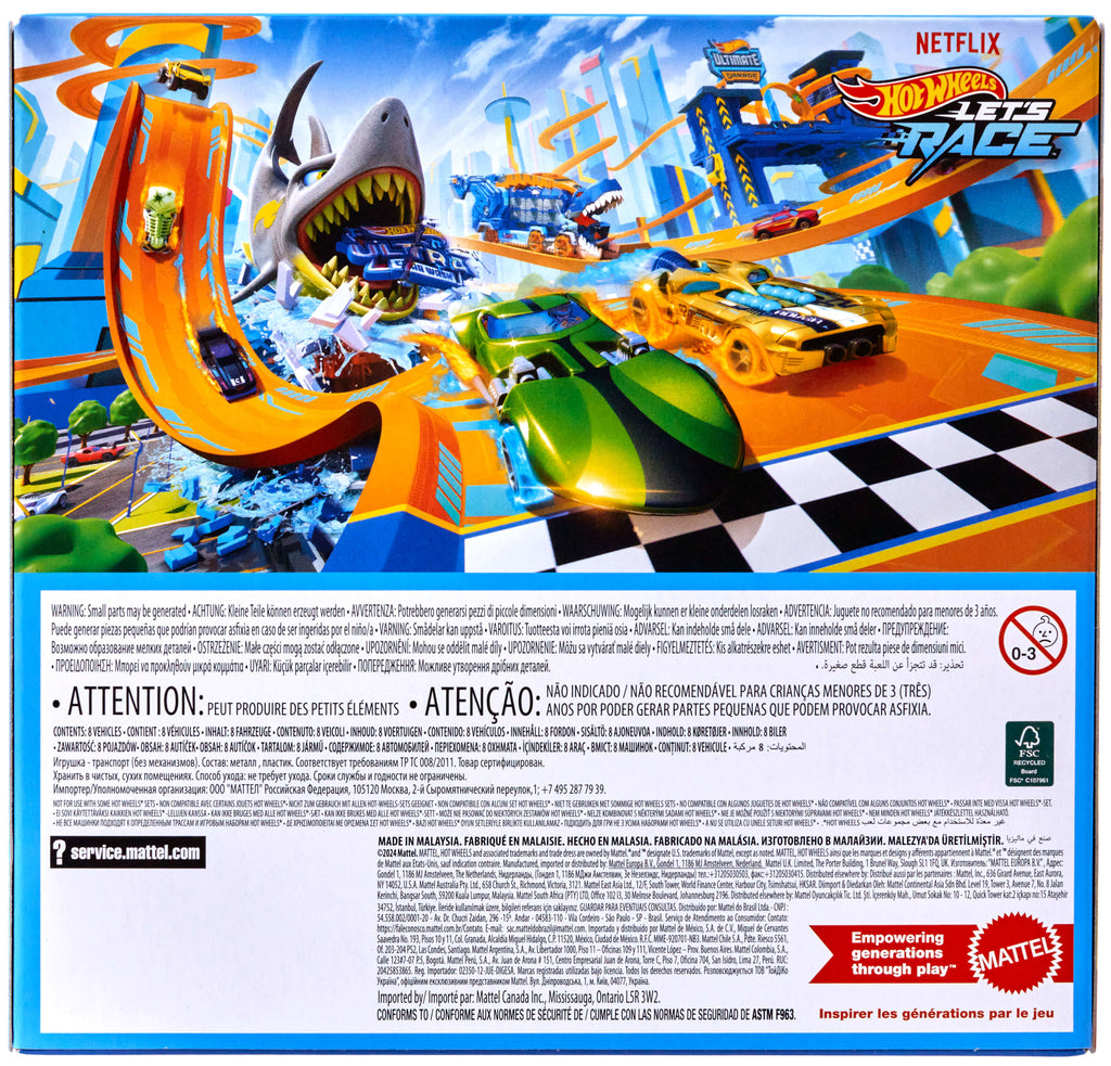 Hot Wheels Let's Race 8'li Araç Paketi (1:64)