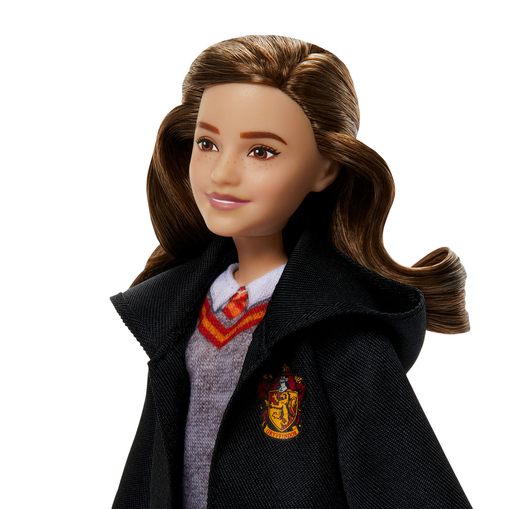 Filmden ilham alan Hogwarts üniforması ve asa aksesuarıyla Hermione Granger figürü