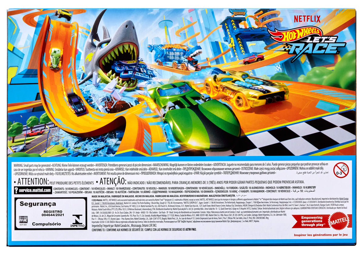Hot Wheels Let's Race 10'lu Araç Paketi (1:64)