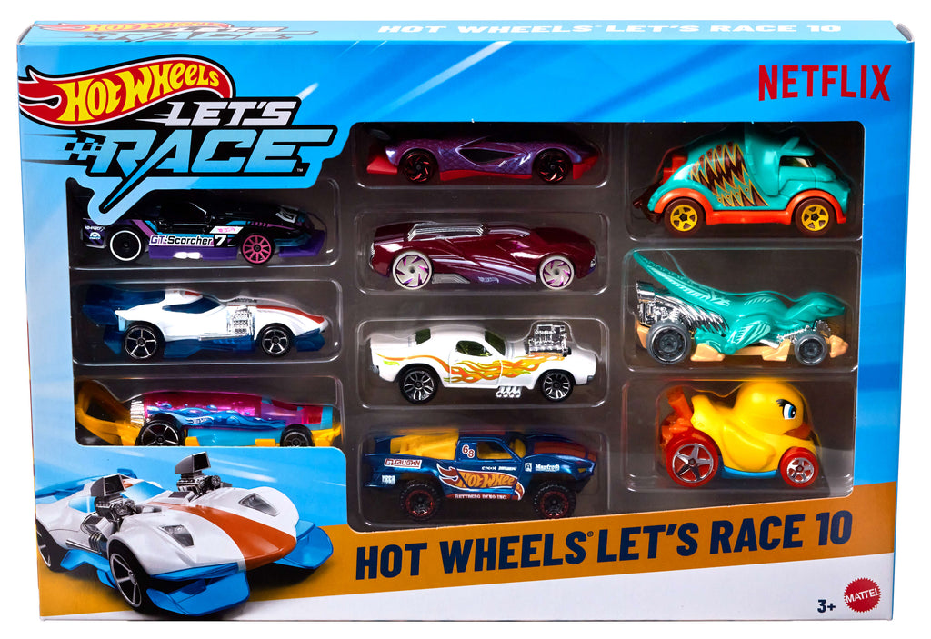 Hot Wheels Let's Race 10'lu Araç Paketi (1:64)