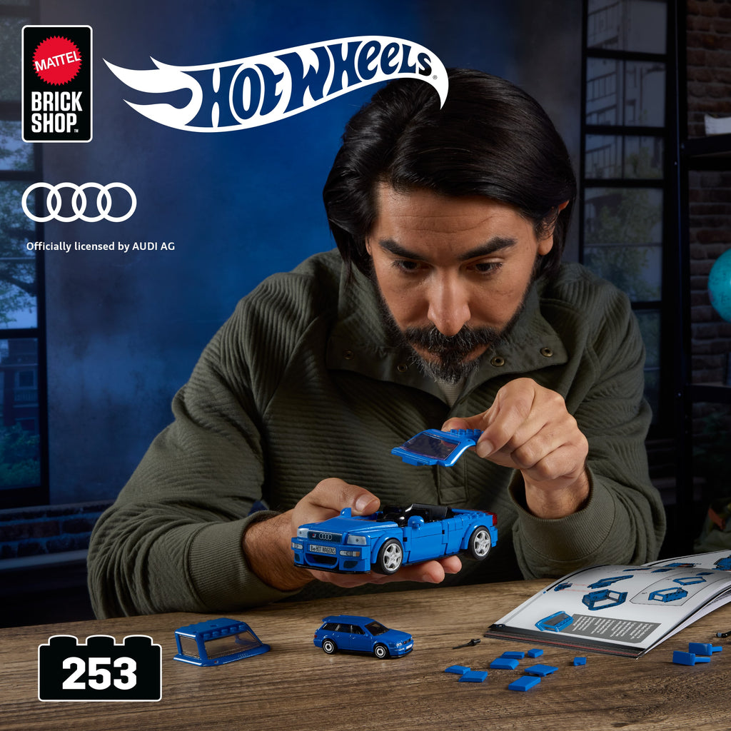 Mattel Brick Shop Hot Wheels '94 Audi Avant RS2 Yapım Seti