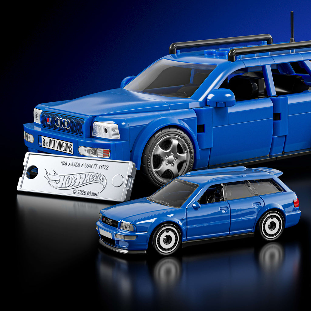 Mattel Brick Shop Hot Wheels '94 Audi Avant RS2 Yapım Seti