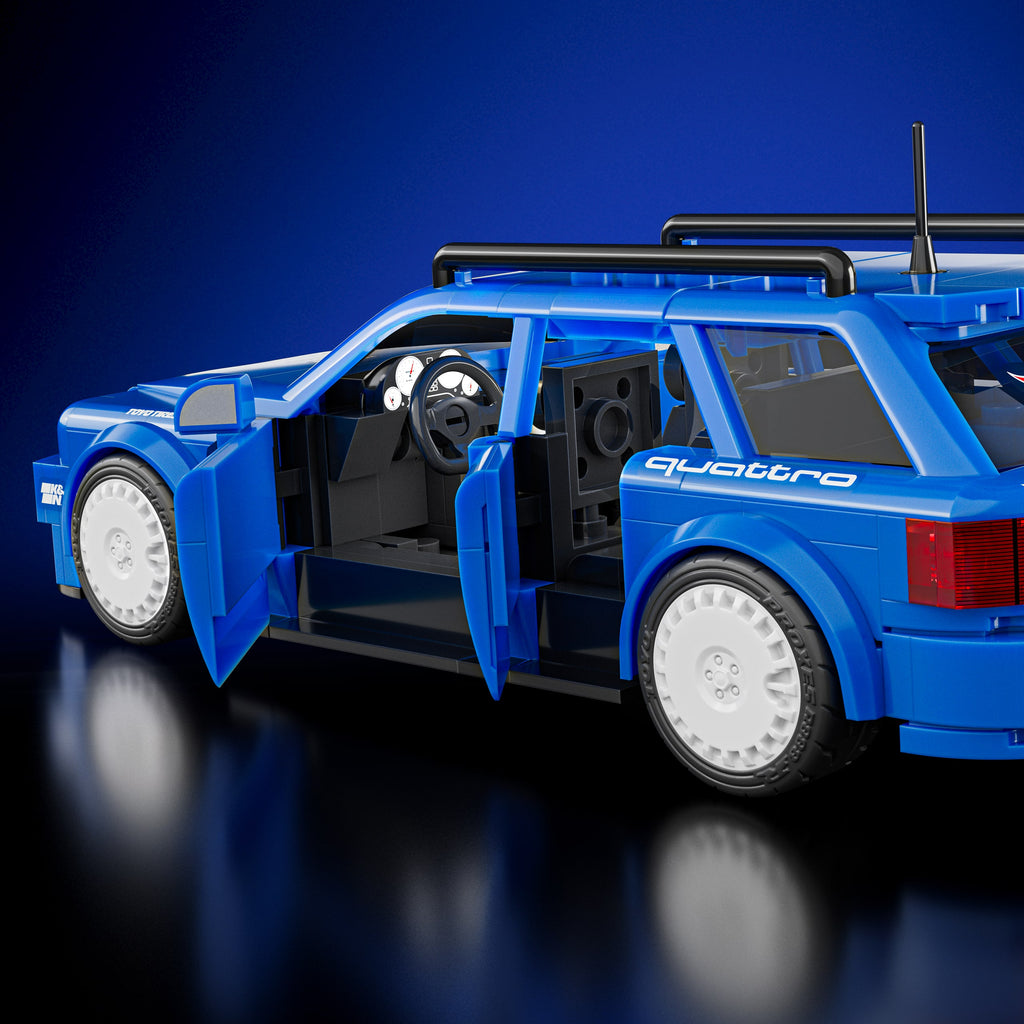 Mattel Brick Shop Hot Wheels '94 Audi Avant RS2 Yapım Seti