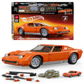 Koleksiyoncular için Mattel Brick Shop Hot Wheels '71 Lamborghini Miura P400 SV yapı oyuncağı seti (1523 parça)