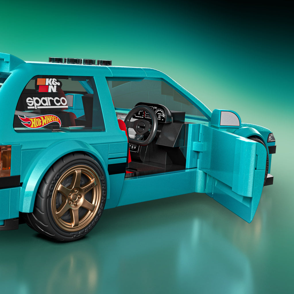 Mattel Brick Shop Hot Wheels Custom '90 Honda Civic EF Yapım Seti (248 Parça)