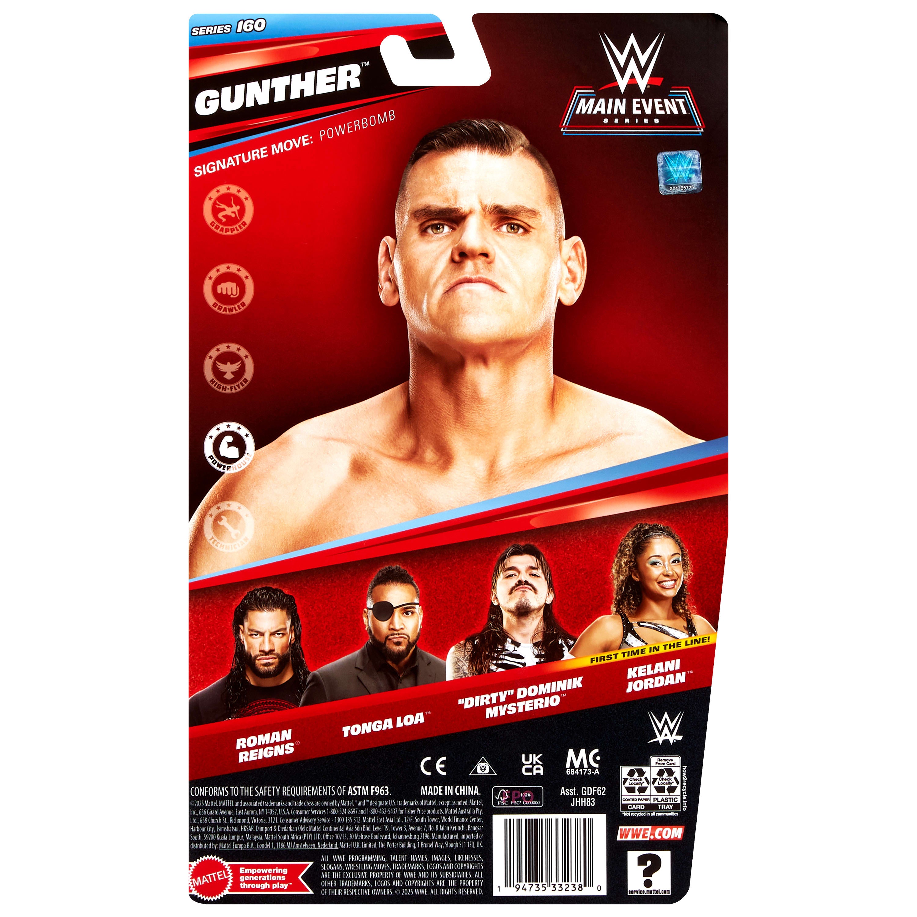 WWE Gunther Aksiyon Figürü