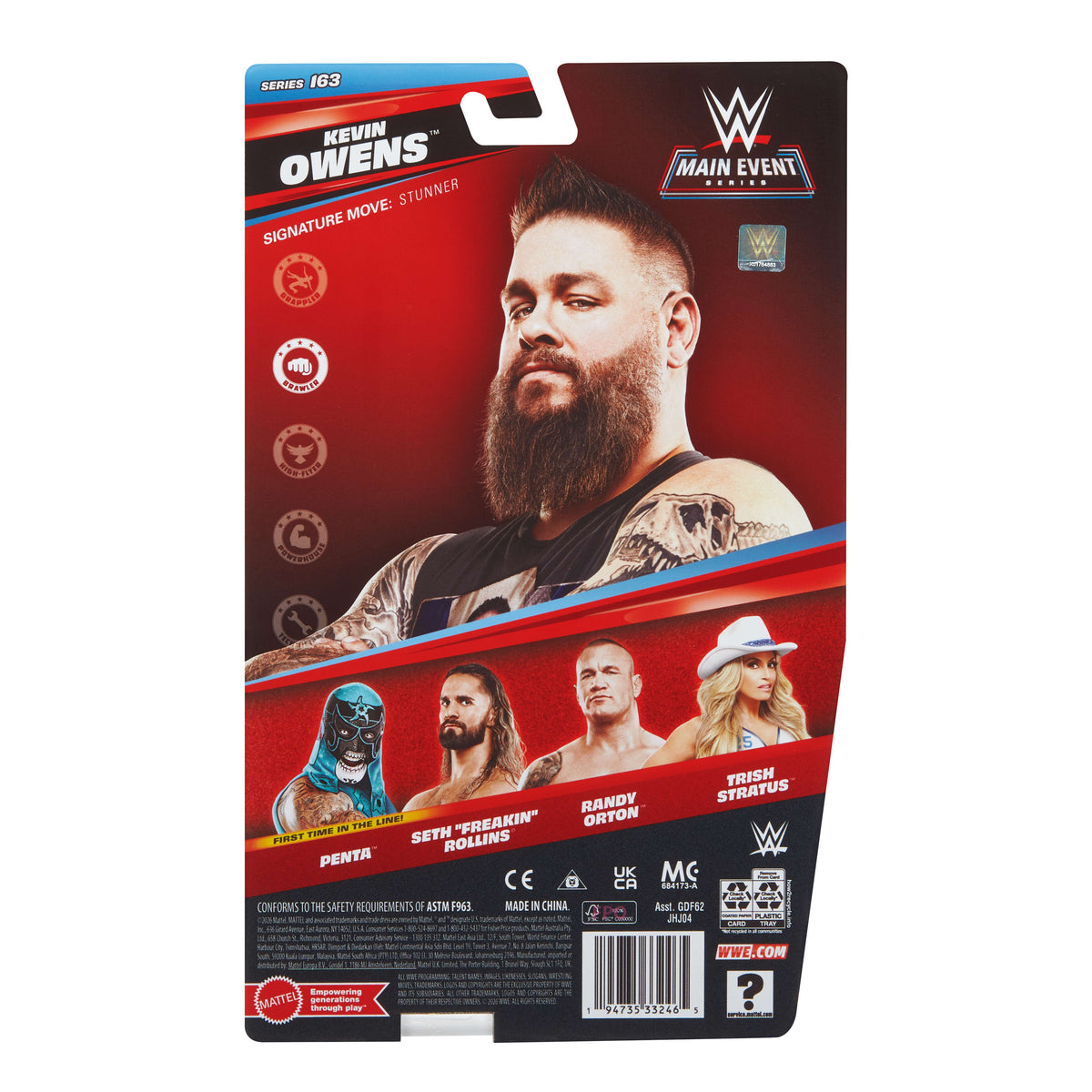 WWE Kevin Owens Aksiyon Figürü
