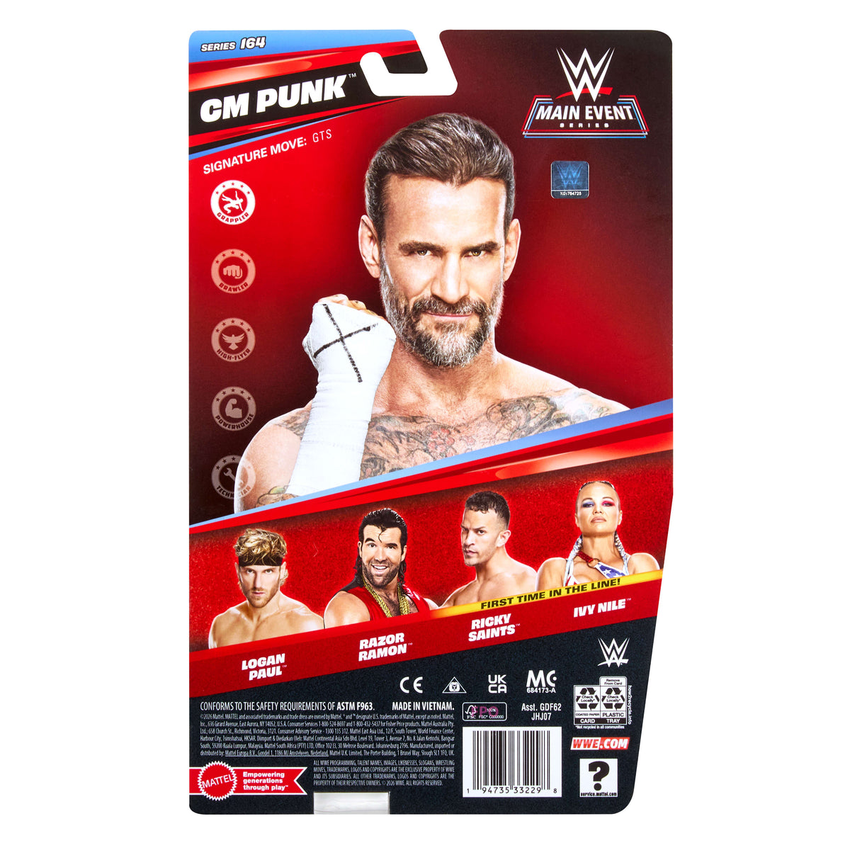 WWE CM Punk Aksiyon Figürü