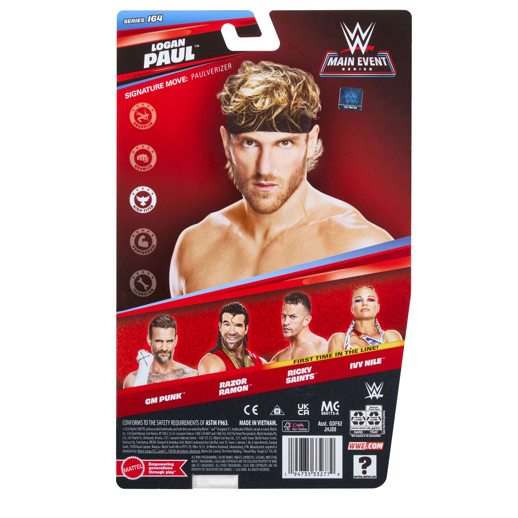 WWE Logan Paul Aksiyon Figürü