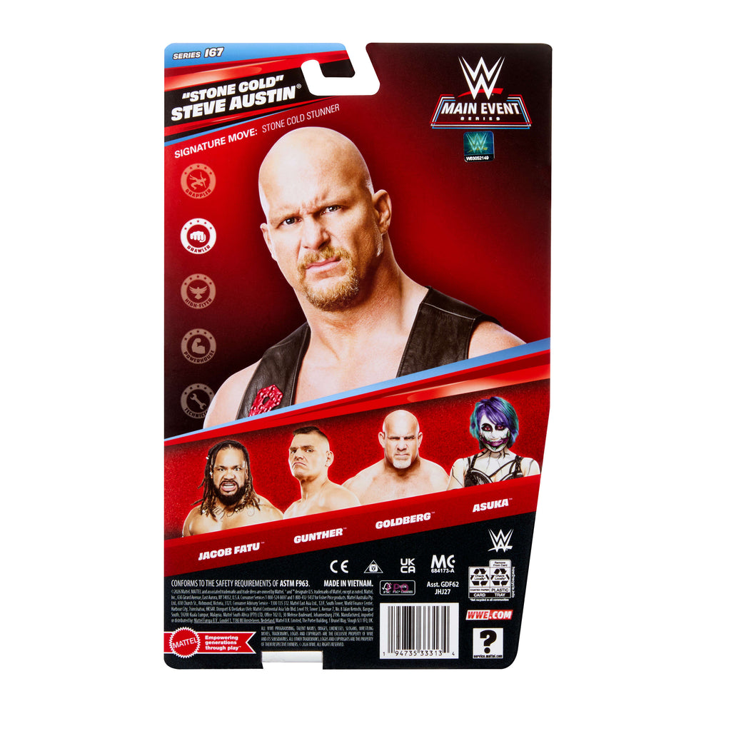 WWE Stone Cold Steve Austin Aksiyon Figürü