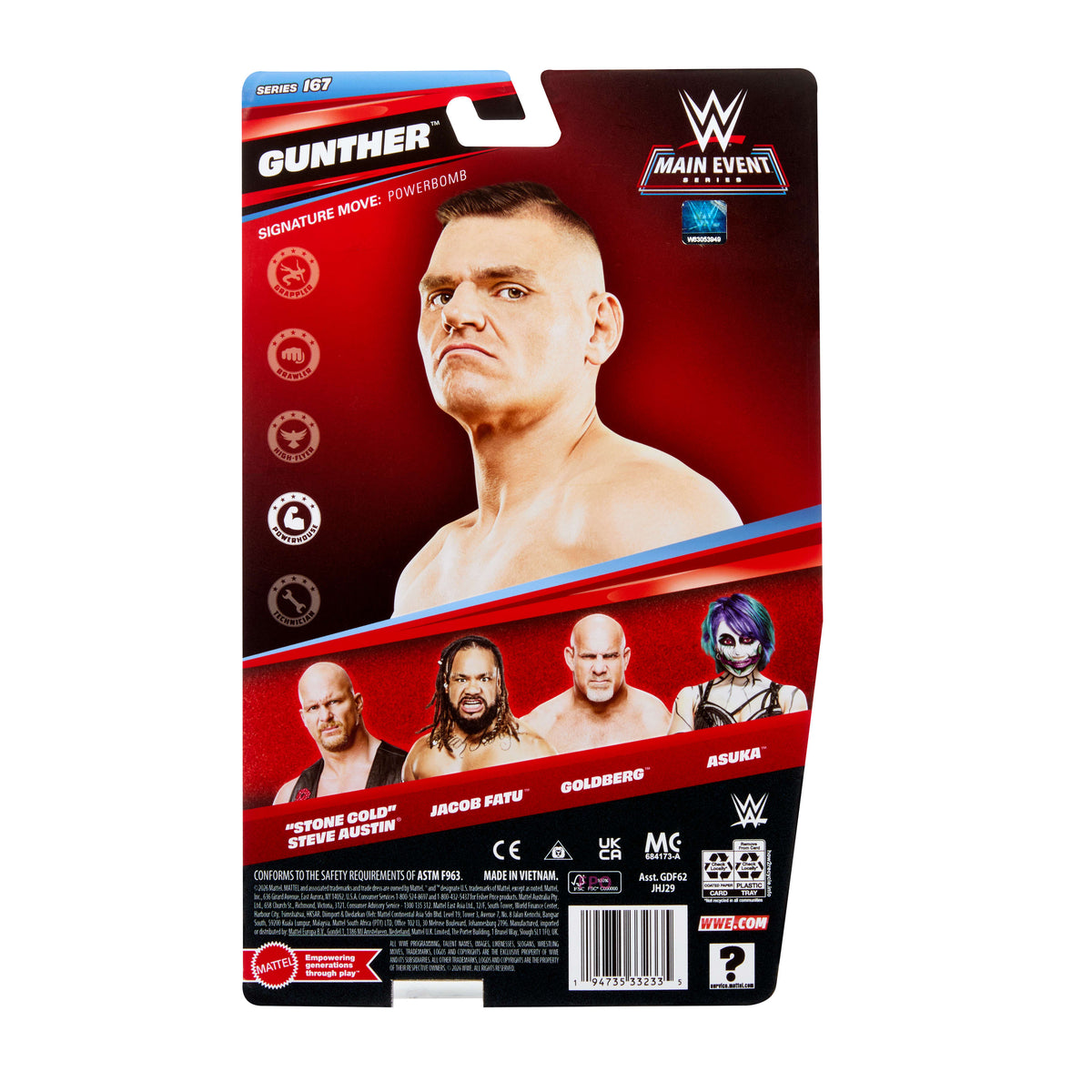 WWE Gunther Aksiyon Figürü