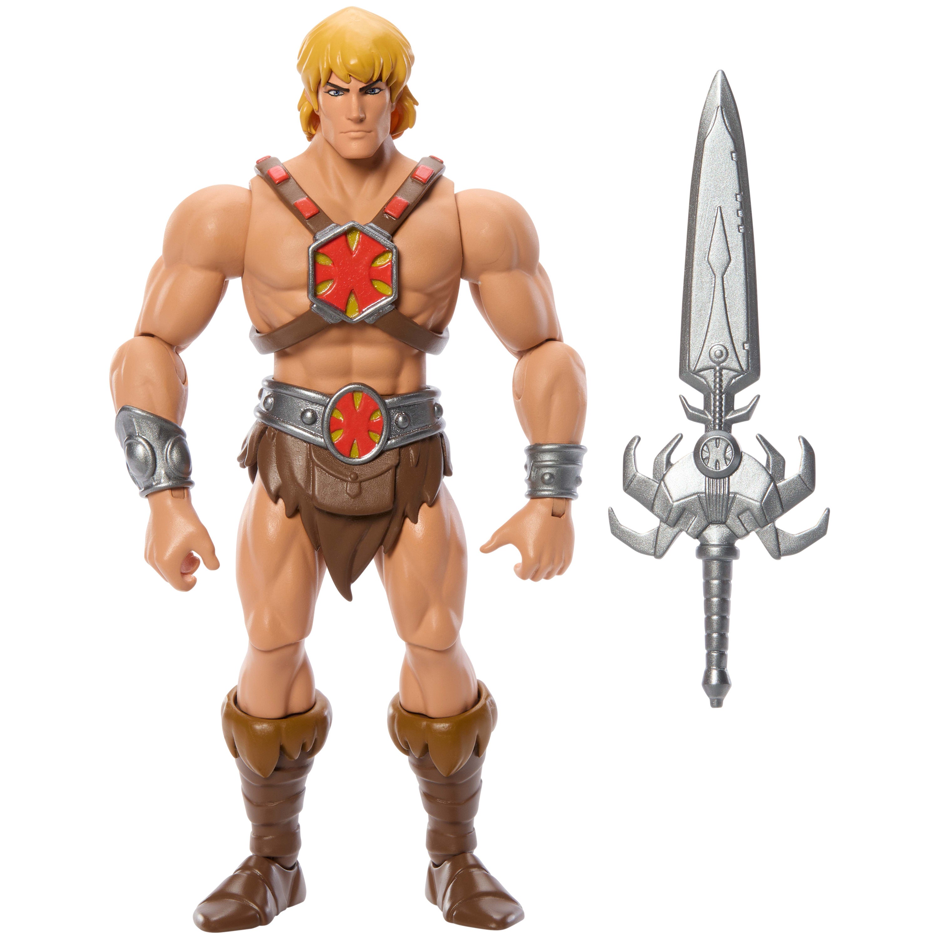 Masters of the Universe Origins 200X Çizgi Film Koleksiyonu He-Man aksiyon figürü, MOTU 14 cm'lik kahraman oyuncağı
