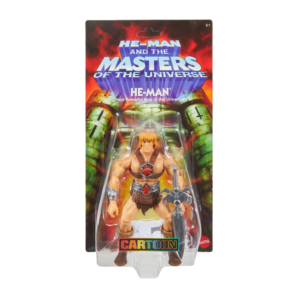 Masters of the Universe Origins 200X Çizgi Film Koleksiyonu He-Man aksiyon figürü, MOTU 14 cm'lik kahraman oyuncağı