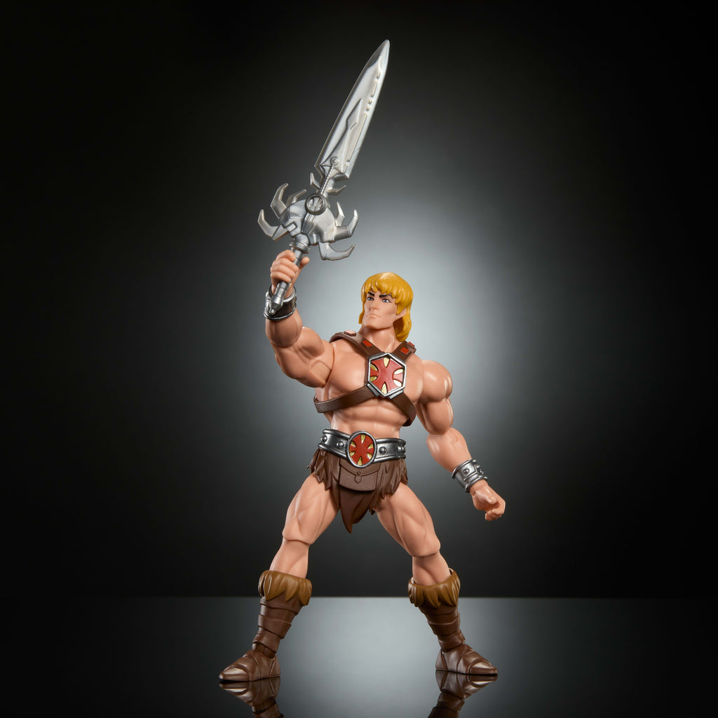 Masters of the Universe Origins 200X Çizgi Film Koleksiyonu He-Man aksiyon figürü, MOTU 14 cm'lik kahraman oyuncağı