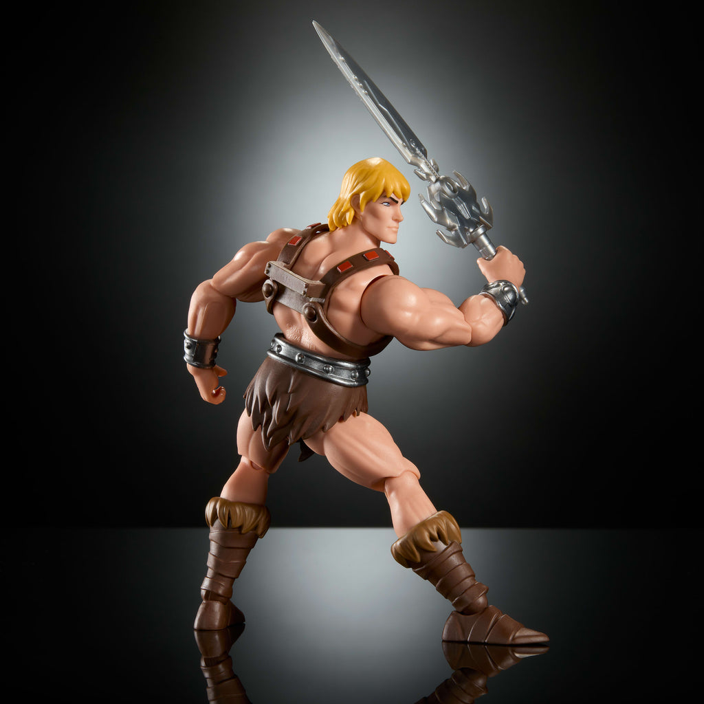 Masters of the Universe Origins 200X Çizgi Film Koleksiyonu He-Man aksiyon figürü, MOTU 14 cm'lik kahraman oyuncağı