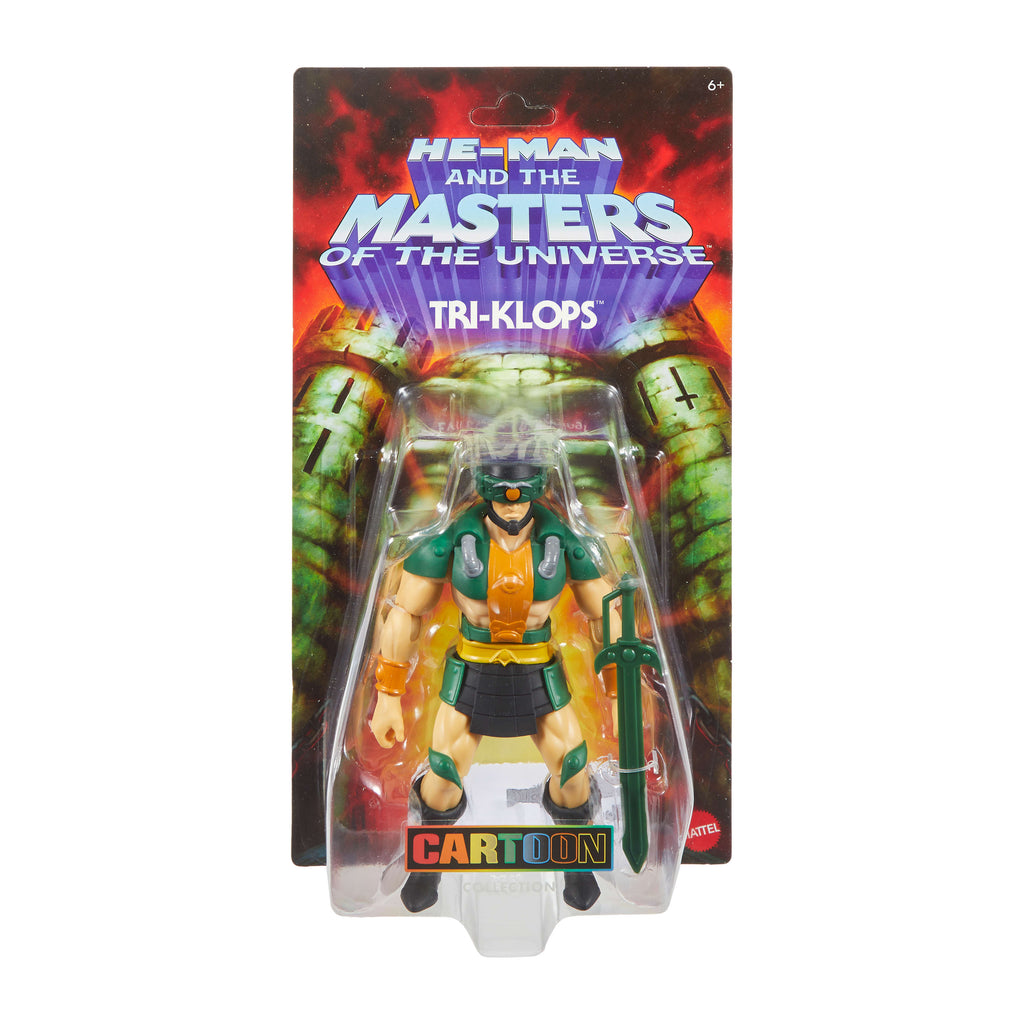 Masters of the Universe Origins 200X Çizgi Dizi Koleksiyonu Tri-Klops 14 cm'lik MOTU aksiyon figürü