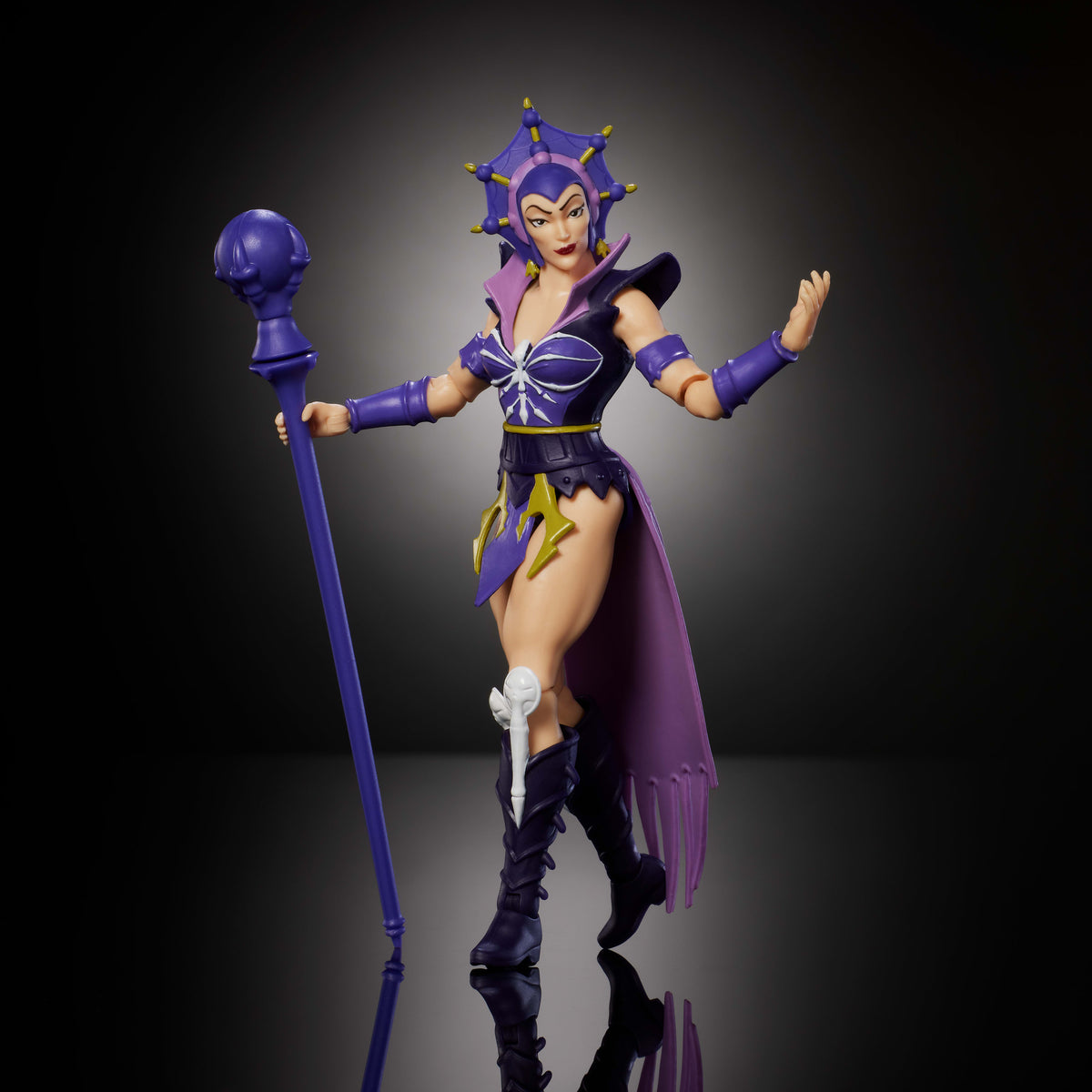 Masters of the Universe Origins 200X Çizgi Dizi Koleksiyonu Evil-Lyn 14 cm'lik MOTU aksiyon figürü