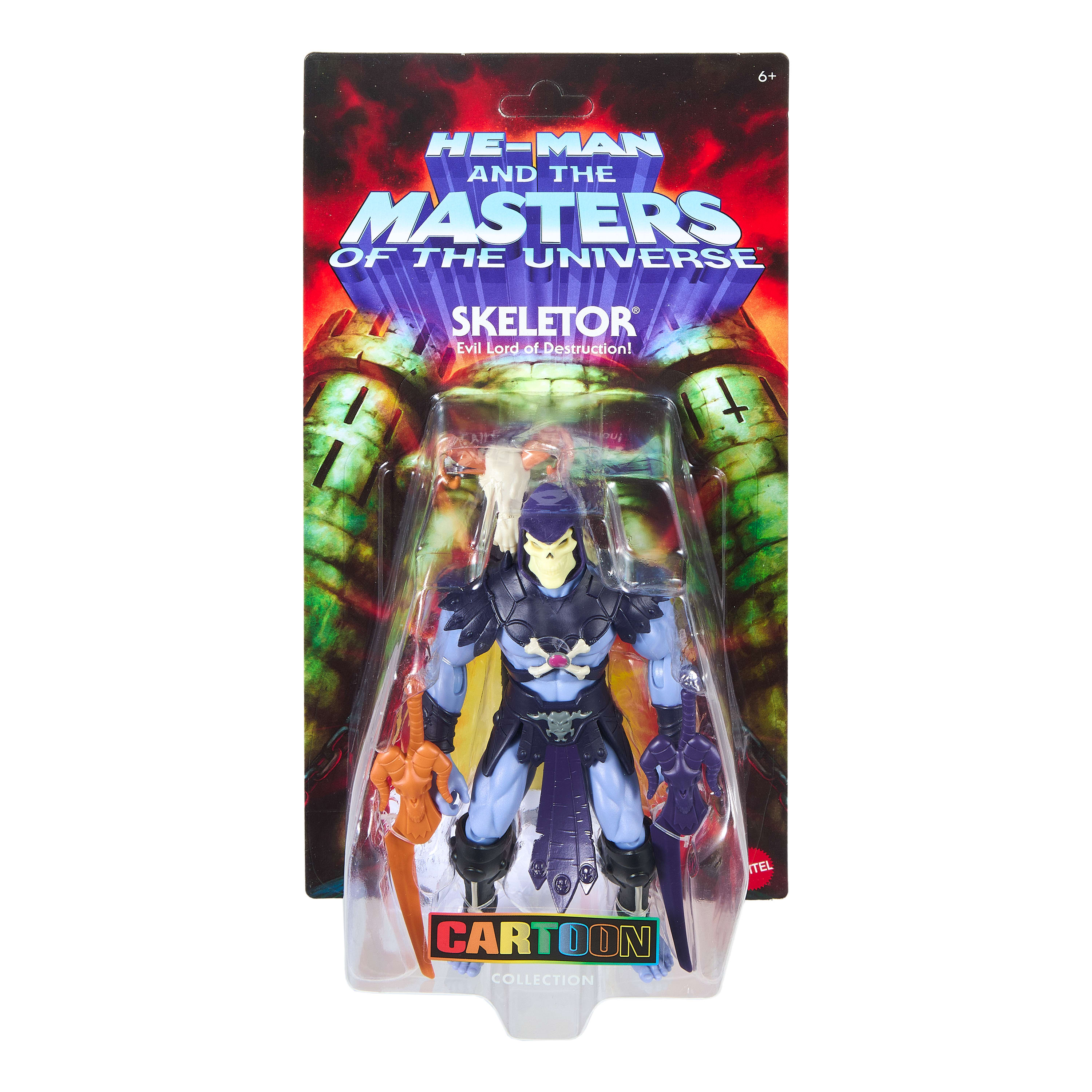 14 cm'lik Masters of the Universe Origins 200X Çizgi Film Koleksiyonu İskeletor aksiyon figürü oyuncağı