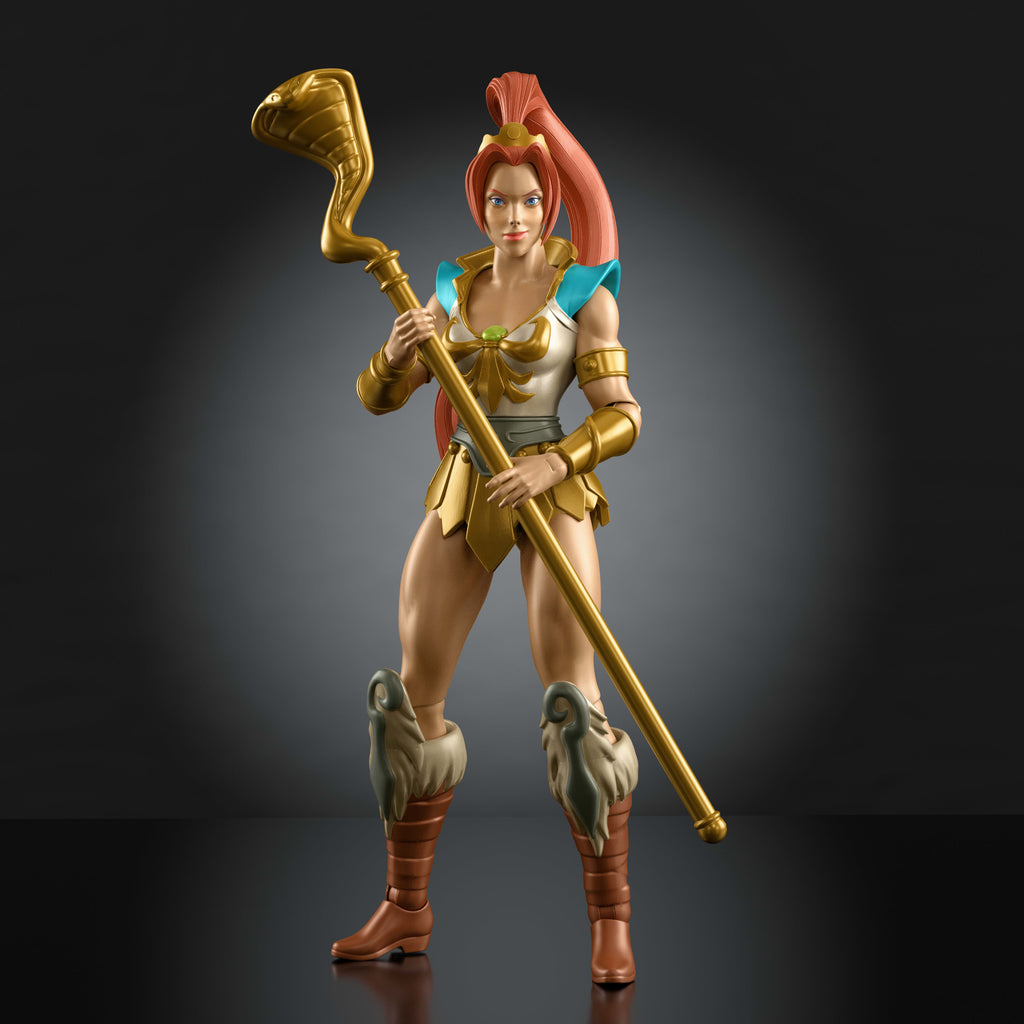 14 cm'lik Masters of the Universe Origins 200X Çizgi Dizi Koleksiyonu Teela aksiyon figürü