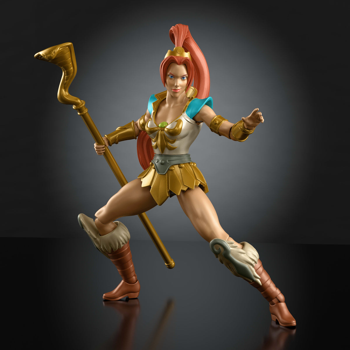 14 cm'lik Masters of the Universe Origins 200X Çizgi Dizi Koleksiyonu Teela aksiyon figürü