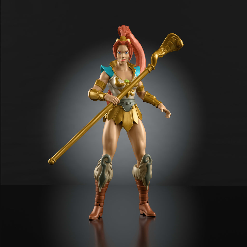 14 cm'lik Masters of the Universe Origins 200X Çizgi Dizi Koleksiyonu Teela aksiyon figürü