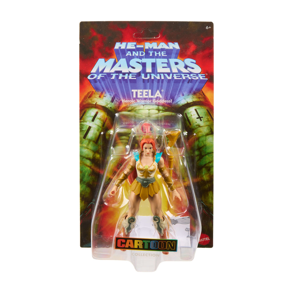14 cm'lik Masters of the Universe Origins 200X Çizgi Dizi Koleksiyonu Teela aksiyon figürü