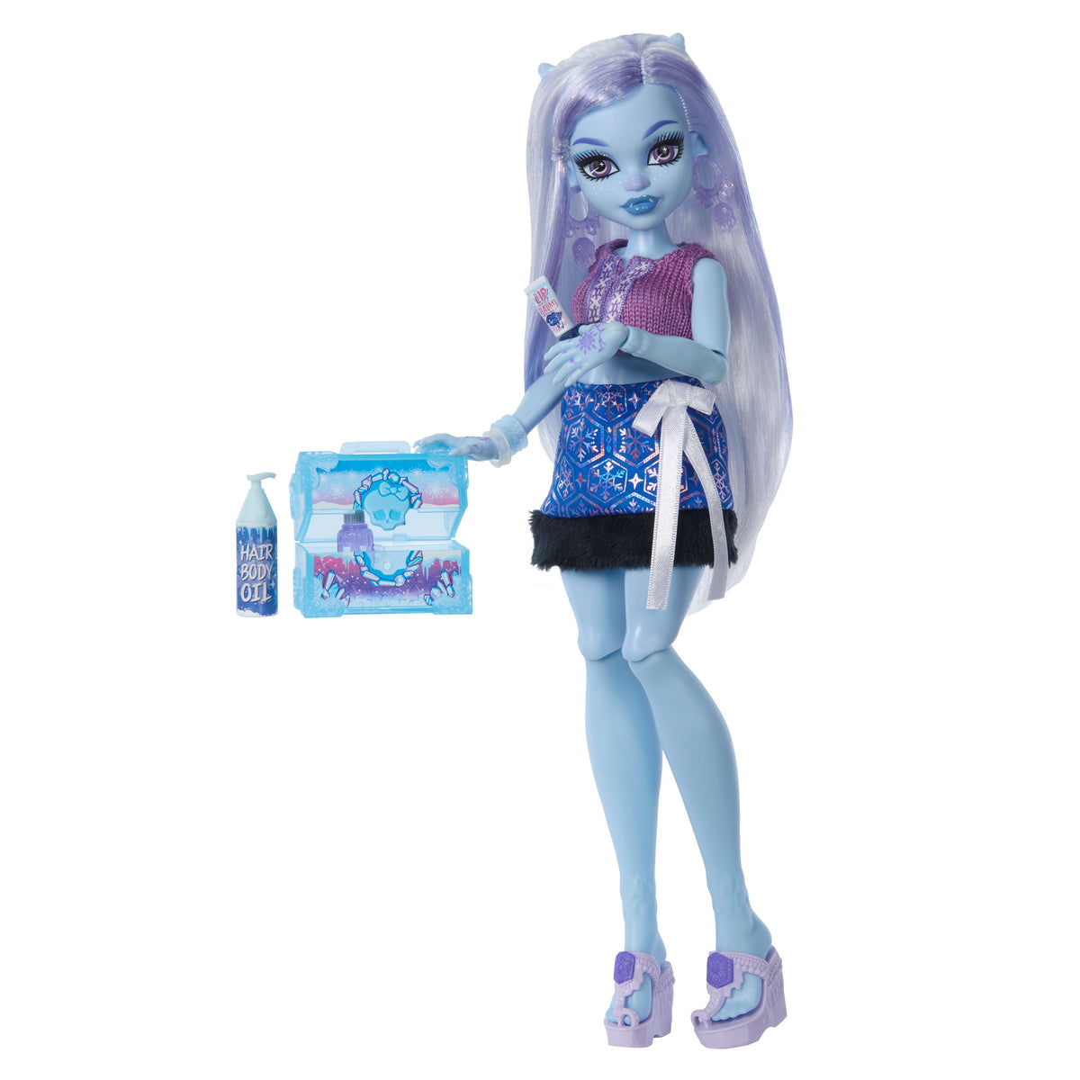 13 gerçekçi aksesuarı ile Monster High Güzellik Sırları Abbey Bominable bebek