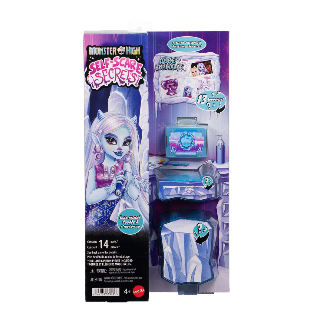 13 gerçekçi aksesuarı ile Monster High Güzellik Sırları Abbey Bominable bebek