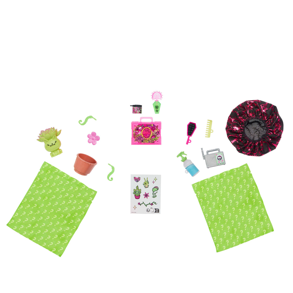 13 gerçekçi aksesuarı ile Monster High Güzellik Sırları Venus McFlytrap bebek