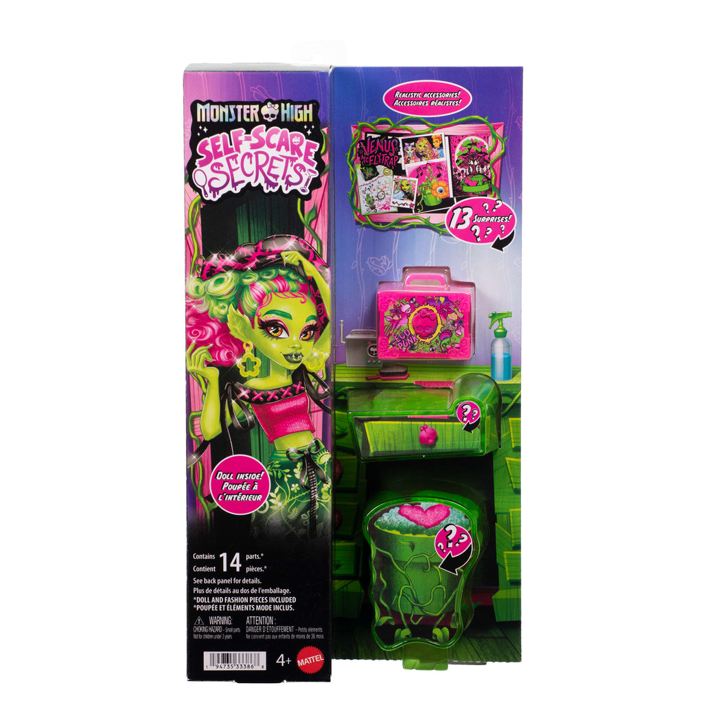 13 gerçekçi aksesuarı ile Monster High Güzellik Sırları Venus McFlytrap bebek