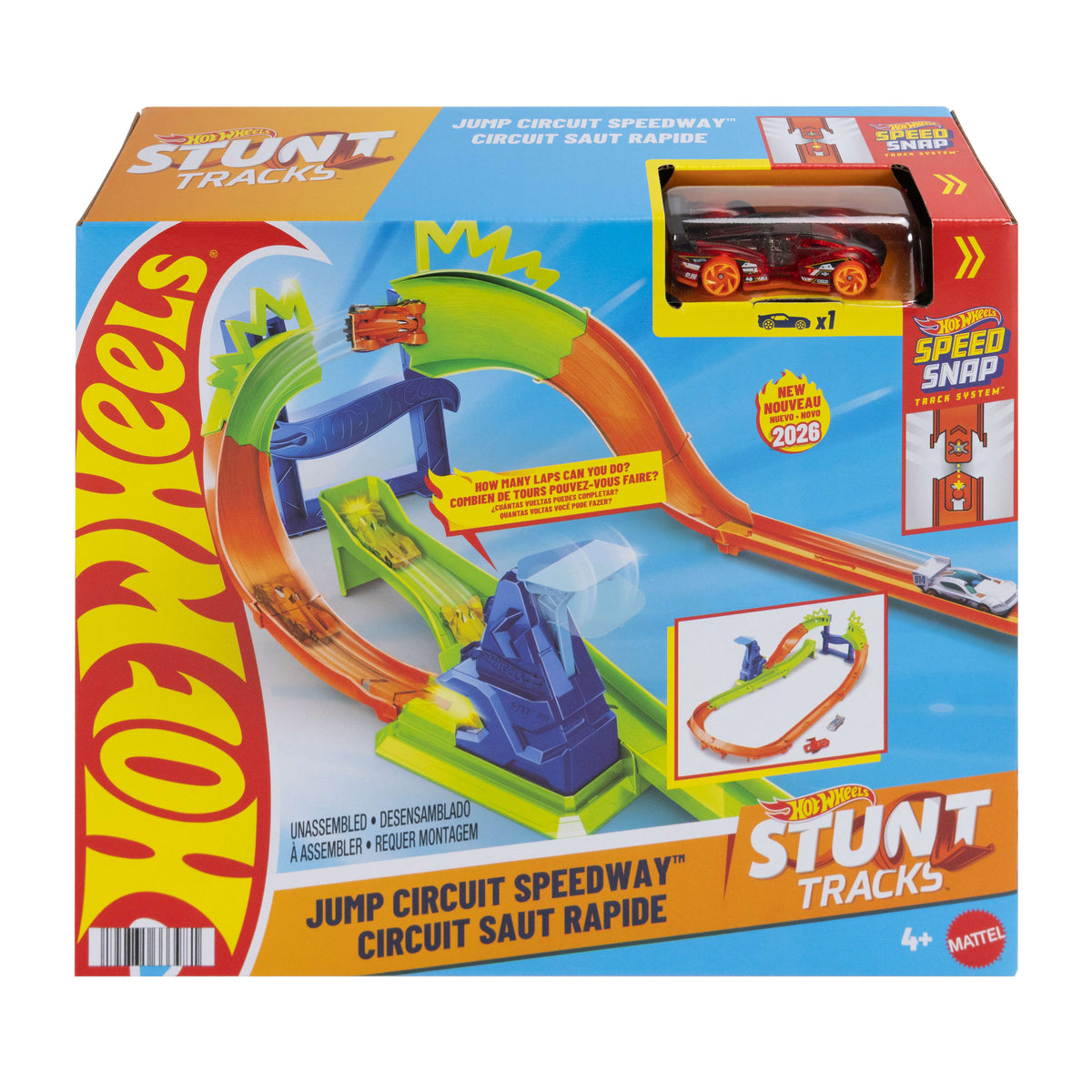 Hot Wheels Stunt Tracks Circuit Jump Pist Seti