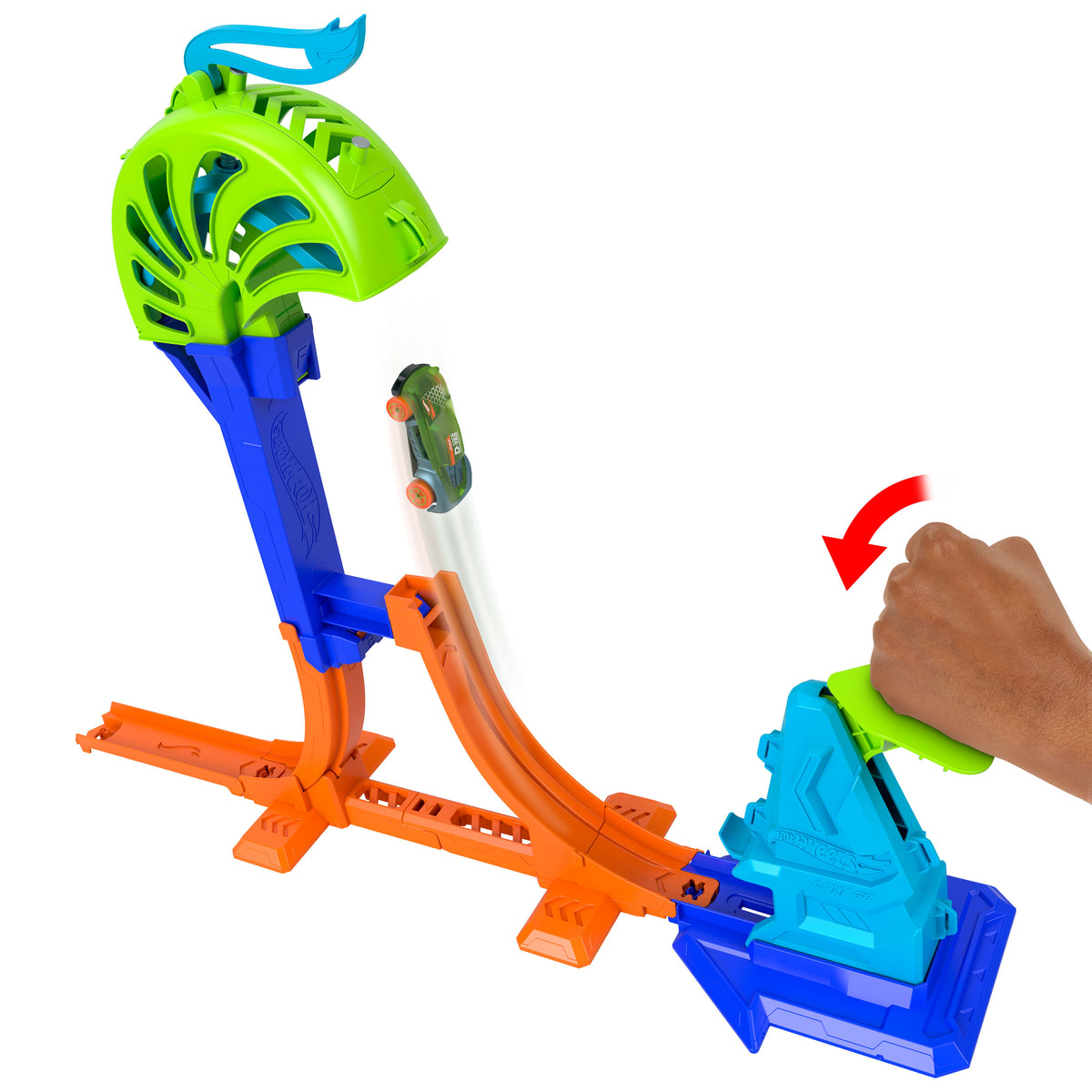 Hot Wheels Stunt Tracks Power Launch Champion Pist Seti